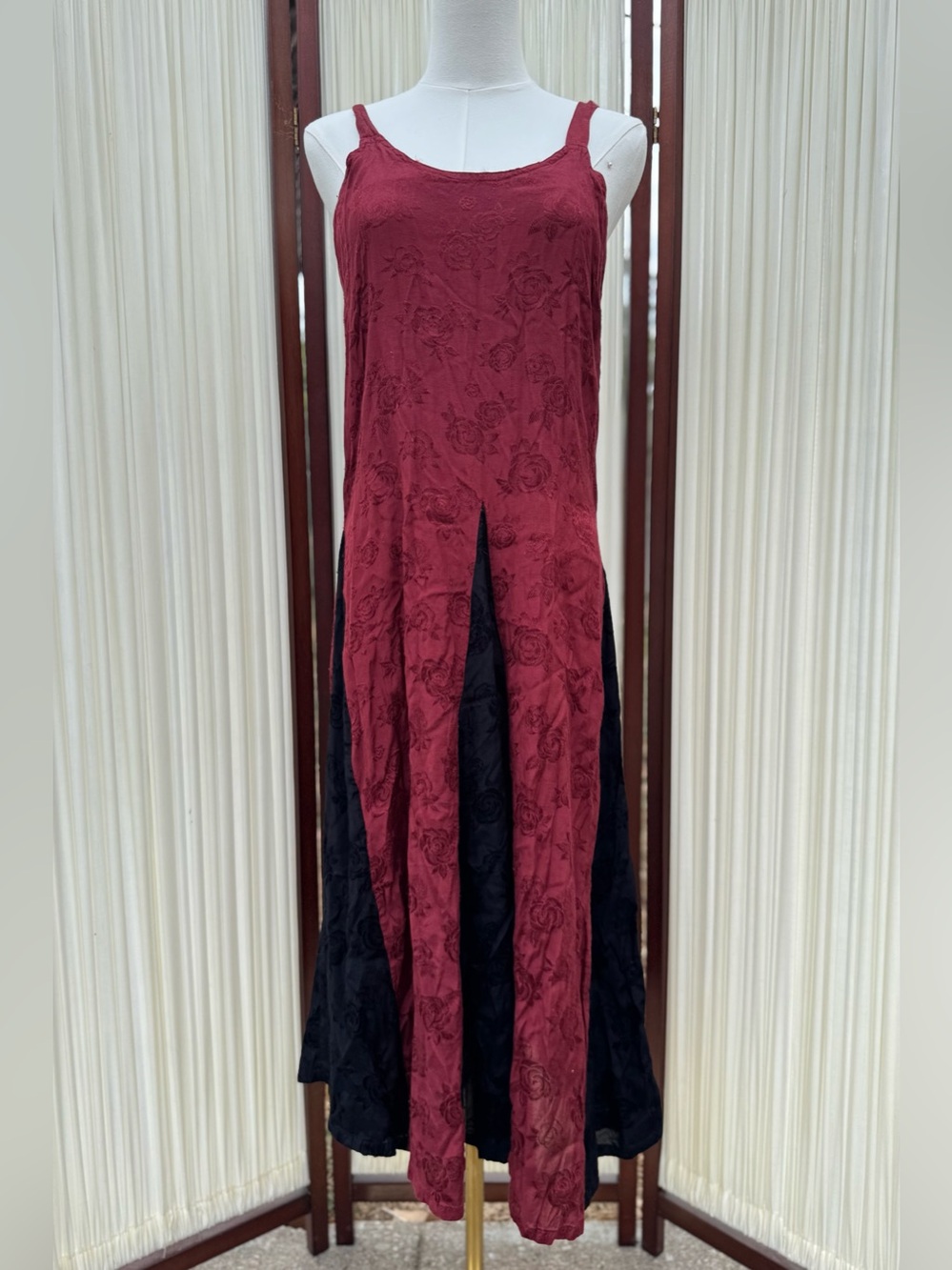 VTG Whimsigoth fairy hem maxi dress